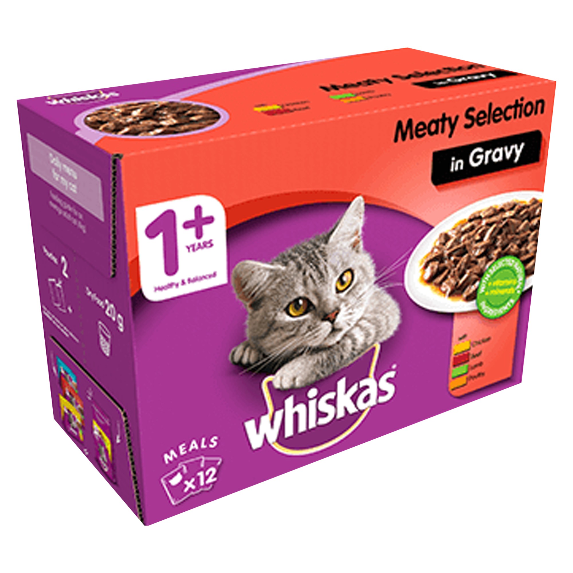 Whiskas gravy pouches 85g