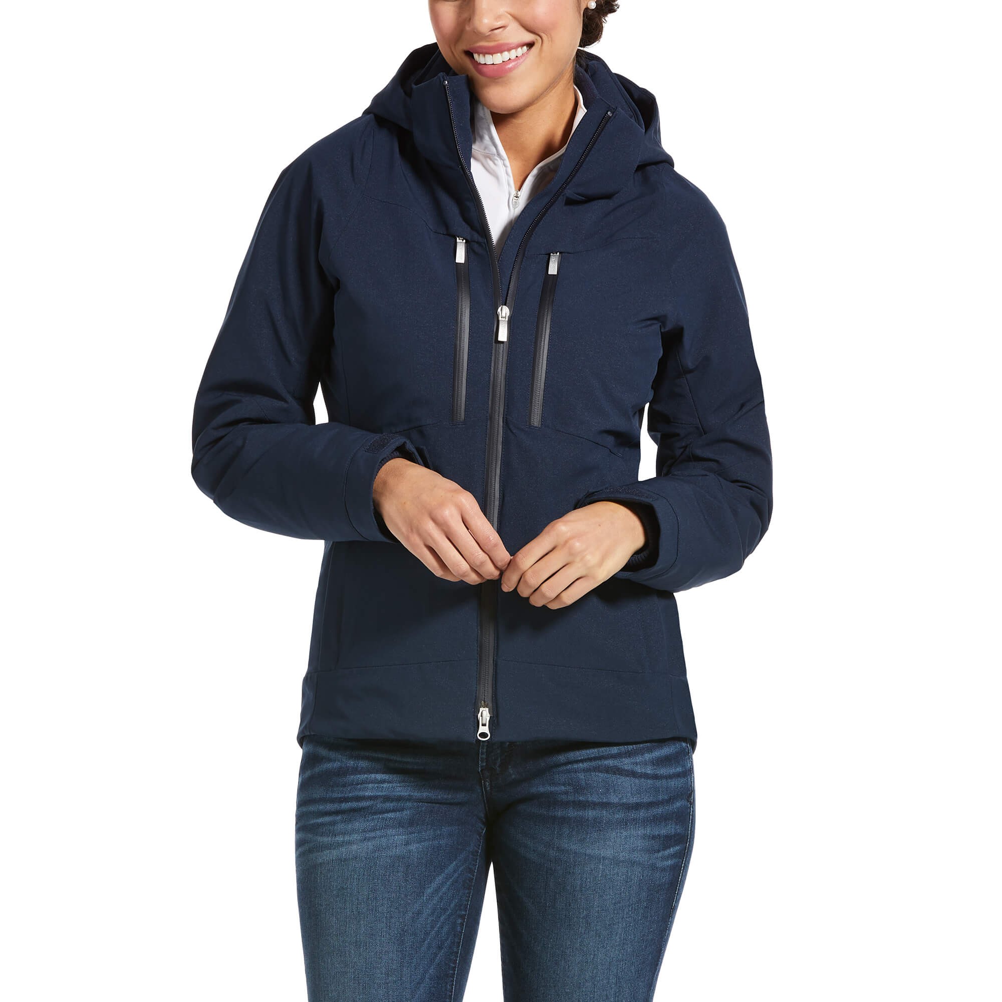 Ariat Women's Veracity Waterproof Insulated Jacket (Navy) - Old Dairy 