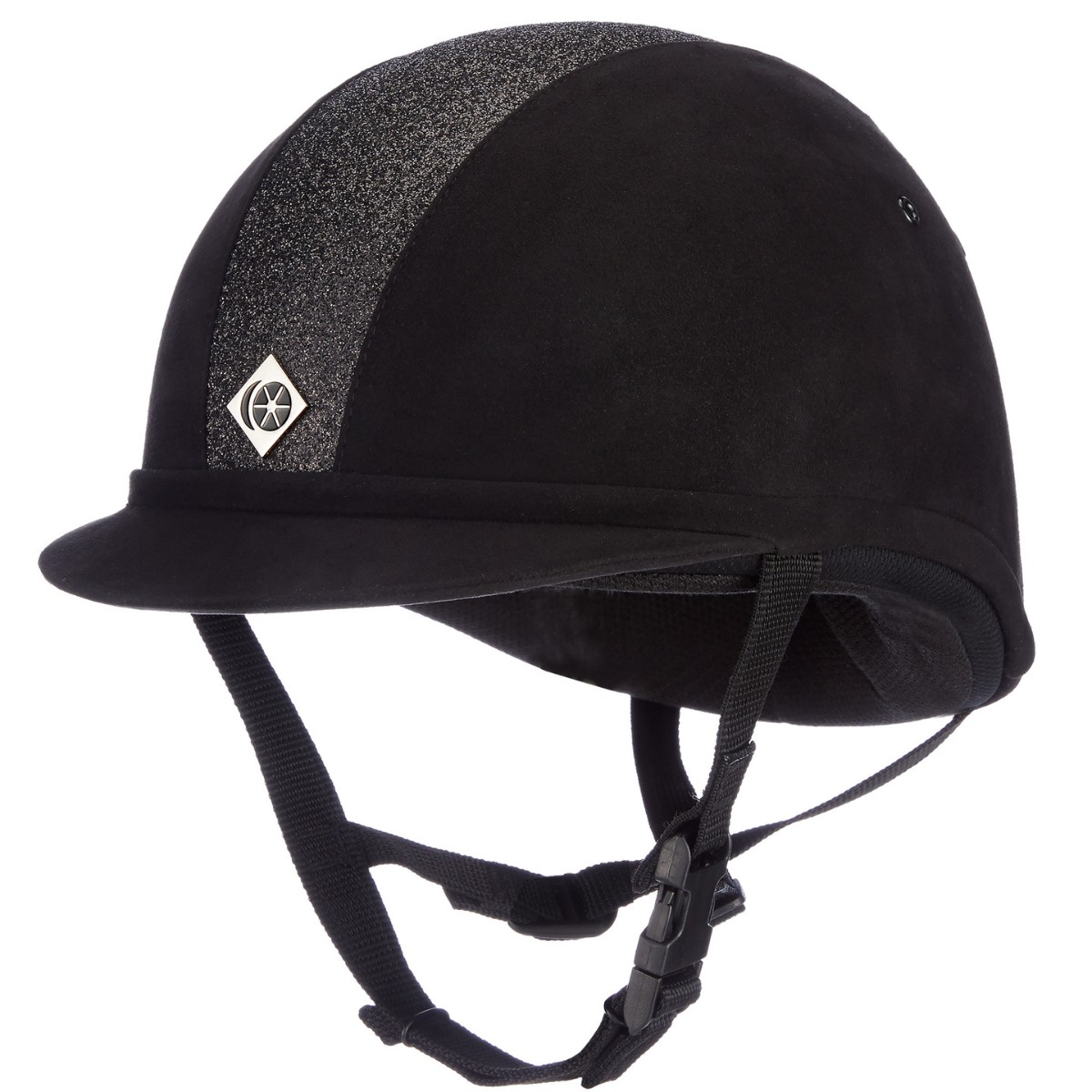 Charles Owen YR8 Sparkly Riding Hat Black Old Dairy Saddlery