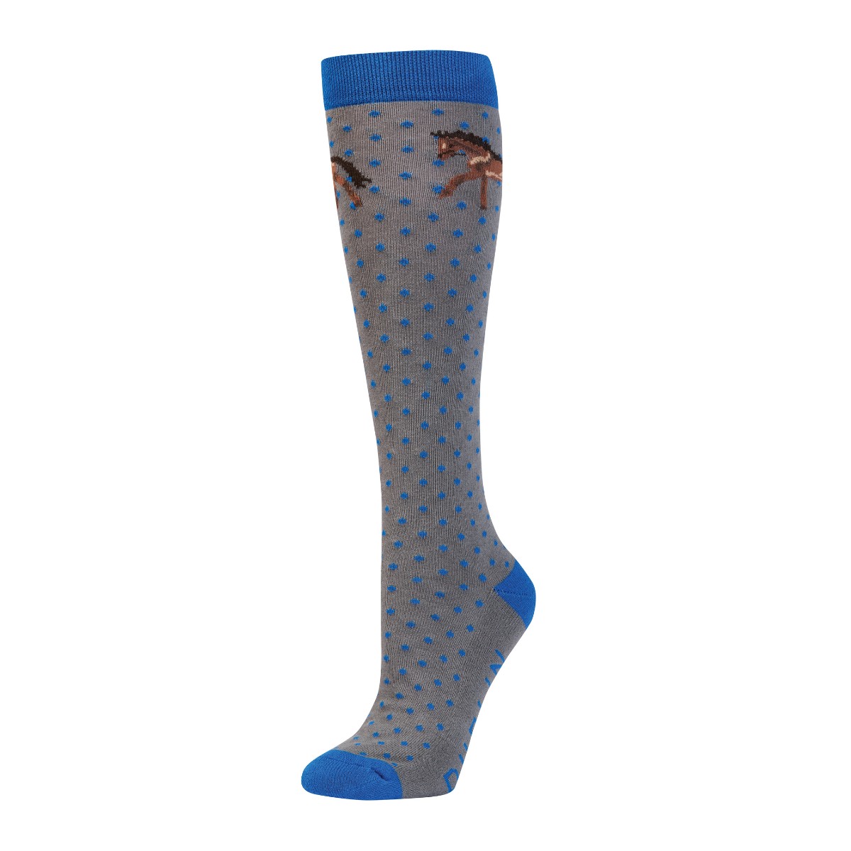 Dublin Single Pack Socks (Cobalt Horse) - Old Dairy Saddlery