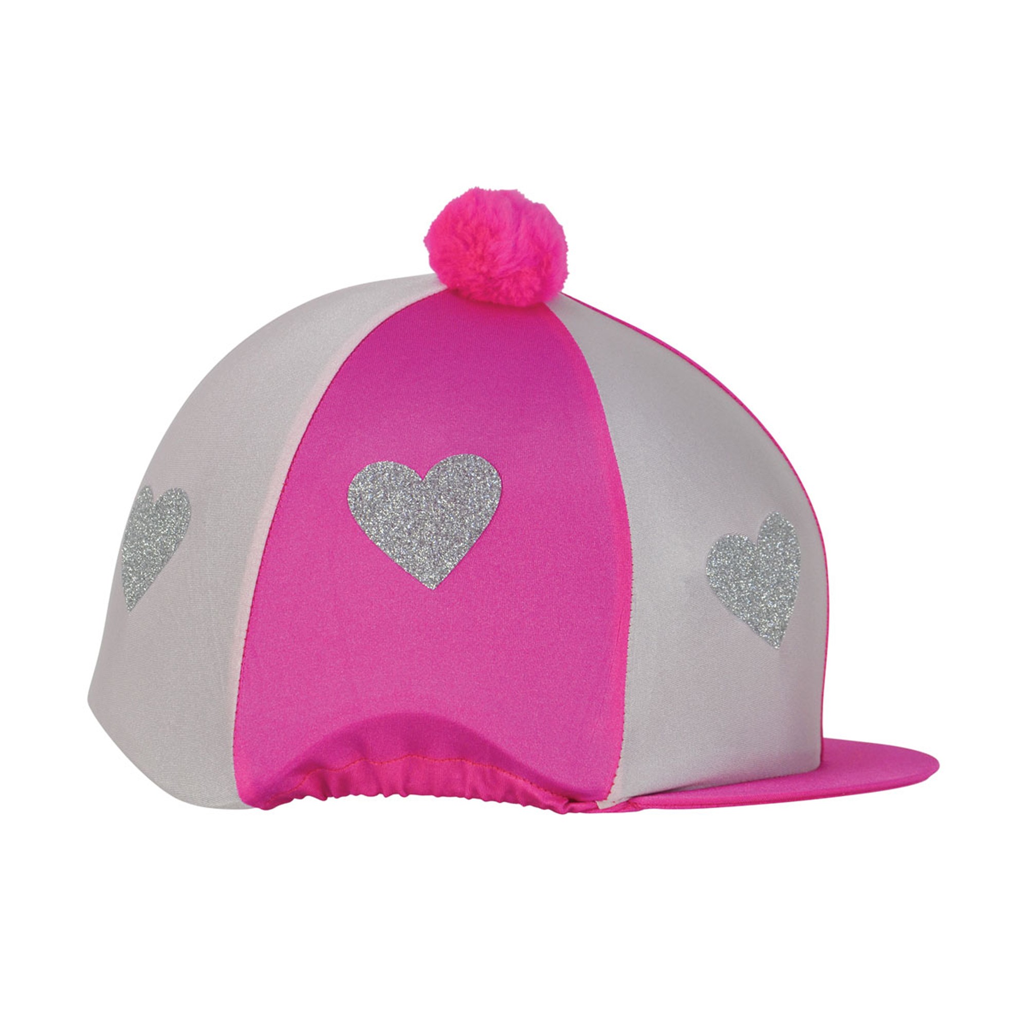 pink riding hat cover