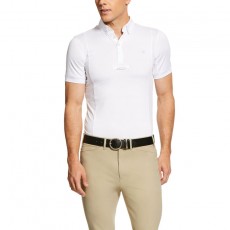 Ariat Men's Tek Short Sleeve Show Shirt (White)