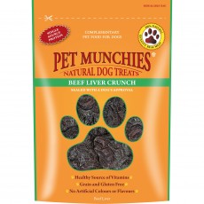 Pet Munchies Natural Dog Treats (Beef Liver Crunch) 90gm