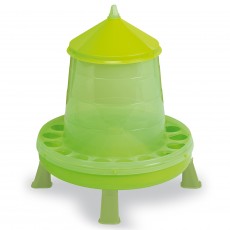 Gaun Plastic Poultry Feeder With Legs (Green)