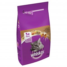 Whiskas 1+ Dry Cat Food (Duck & Turkey) 2kg