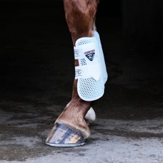 Equilibrium NEW Tri-Zone Open Fronted Tendon Boots (White)