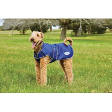 Weatherbeeta Comfitec Premier Free Parka Deluxe Dog Coat Medium (Dark Blue/Grey/White)