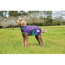 Weatherbeeta Comfitec Premier Free Parka Dog Coat Medium (Bright Purple/Green)