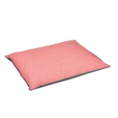 Weatherbeeta Waterproof Pillow Dog Bed (Grey/Pink)