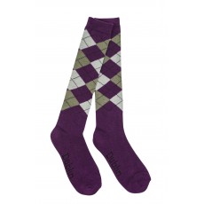 Dublin Adults Argyle Socks (Purple Ash)