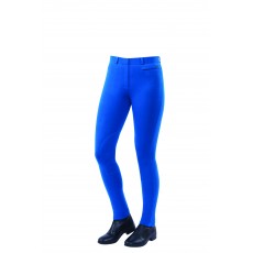 Dublin Ladies Supa-Fit Pull On Knee Patch Jodhpurs (Sea Blue)