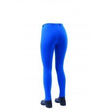 Dublin Ladies Supa-Fit Pull On Knee Patch Jodhpurs (Sea Blue)