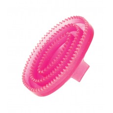 Roma Rubber Curry Comb (Pink Glitter Small)