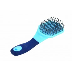 Roma Two Tone Mane & Tail Brush (Blue/Navy)