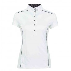 Dublin Ladies Sadie Short Sleeve Competition Shirt (White)