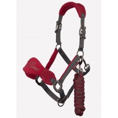 LeMieux Vogue Fleece Headcollar & Leadrope (Mulberry)