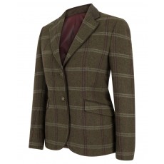 Hoggs of Fife Ladies Musselburgh Tweed Hacking Jacket (Bracken Tweed)