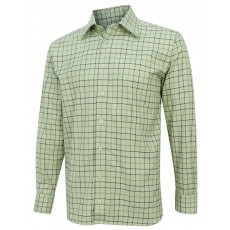 Hoggs of Fife Men's Chieftain Premier Tattersall Shirt (Mint/Berry Check)
