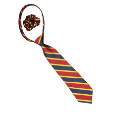Equetech Lurex Stripe Zipper Tie (Navy/Red/Gold)