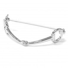 Equetech Snaffle Stock Pin (Silver)