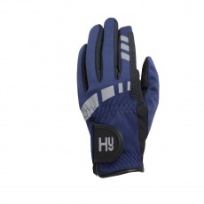 Hy5 Adults Extreme Reflective Softshell Gloves (Navy)