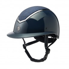 EQx Kylo Riding Helmet Wide Peak (Navy GlossPewter) EQx Kylo Riding Helmet Wide Peak (Navy GlossPewter)