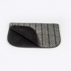 Danish Design Fleece Blanket (Charcoal Arrows)