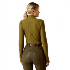 Ariat Women's Lowell 3.0 1/4 Zip Baselayer (Winter Moss)