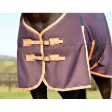 Weatherbeeta Comfitec Essential Combo Neck 360g Heavyweight Turnout (Plum/Orange/Grey)