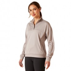 Ariat Womens Breathe 1/2 Zip Sweatshirt (Zinc)