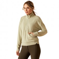 Ariat Women's Friday 1/2 Zip Sweatshirt (Heather Green)