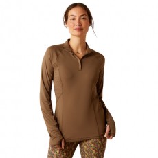 Ariat Women's Lowell 1/4 Zip Baselayer (Canteen)