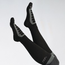 Woof Wear Long Bamboo Tech Riding Sock (Grey) Woof Wear Long Bamboo Tech Riding Sock (Grey)