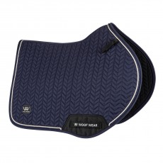 Woof Wear Herringbone Close Contact Saddle Pad (Navy) Woof Wear Herringbone Close Contact Saddle Pad (Navy)