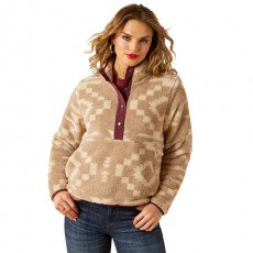 Ariat Women's Berber Snap Front Sweatshirt (Lone Ridge Print) Ariat Women's Berber Snap Front Sweatshirt (Lone Ridge Print)