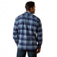 Ariat Men's Rebar Flannel DuraStretch Work Shirt (Monument) Ariat Men's Rebar Flannel DuraStretch Work Shirt (Monument)