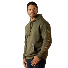 Ariat Men's Rebar Graphic Hoodie (Grape Leaf/Dried Herb) Ariat Men's Rebar Graphic Hoodie (Grape Leaf/Dried Herb)