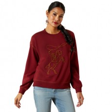 Ariat Women's Lasso Sweatshirt (Cabernet) Ariat Women's Lasso Sweatshirt (Cabernet)