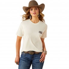 Ariat Women's Bull Horns T-Shirt (Natural) Ariat Women's Bull Horns T-Shirt (Natural)
