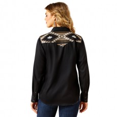 Ariat Women's Dawn Western Shirt (Black) Ariat Women's Dawn Western Shirt (Black)