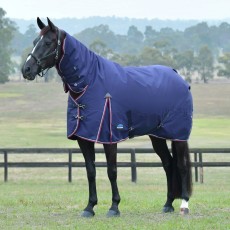 Weatherbeeta Comfitec Essential Turnout Combo 360g (Navy/Burgundy) Weatherbeeta Comfitec Essential Turnout Combo 360g (Navy/Burgundy)