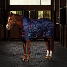 Weatherbeeta Comfitec 210d Channel Quilt Stable Combo 220g (Navy/Burgundy) Weatherbeeta Comfitec 210d Channel Quilt Stable Combo 220g (Navy/Burgundy)