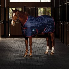 Weatherbeeta Comfitec 210d Channel Quilt Stable Standard Neck 100g (Navy/Burgundy) Weatherbeeta Comfitec 210d Channel Quilt Stable Standard Neck 100g (Navy/Burgundy)