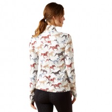 Ariat Women's Lowell 3.0 1/4 Zip Baselayer (Painted Ponies Print) Ariat Women's Lowell 3.0 1/4 Zip Baselayer (Painted Ponies Print)