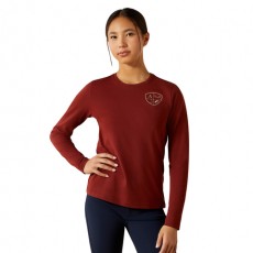 Ariat Youth Eq Icons T-Shirt (Madder Brown) Ariat Youth Eq Icons T-Shirt (Madder Brown)