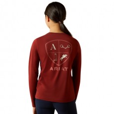 Ariat Youth Eq Icons T-Shirt (Madder Brown) Ariat Youth Eq Icons T-Shirt (Madder Brown)