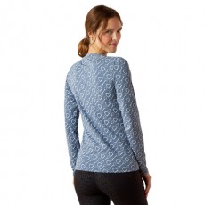 Ariat Women's Hardware Print T-Shirt (China Blue) Ariat Women's Hardware Print T-Shirt (China Blue)