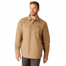 Ariat Men's Rebar Canvas Shirt Jacket (Khaki) Ariat Men's Rebar Canvas Shirt Jacket (Khaki)
