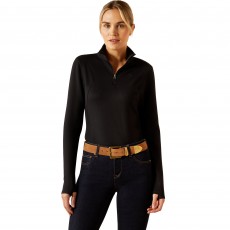 Ariat Women's Lucent 1/4 Zip Baselayer (Black) Ariat Women's Lucent 1/4 Zip Baselayer (Black)