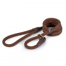 Ancol Heritage Deluxe Nylon Slip Lead (Brown) Ancol Heritage Deluxe Nylon Slip Lead (Brown)